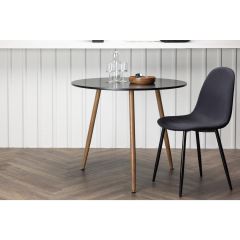Seta ronde bistrotafel - ø90 cm - zwart