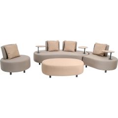 Calidad loungeset - matt antraciet