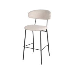 Zack barkruk 53x56x107cm boucle naturel van het woonmerk Label51