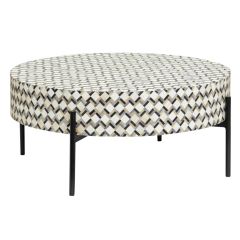 Brendola salontafel - ø80 cm - wit