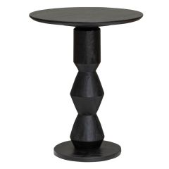 Brunello bijzettafel - ø50 cm 2 - zwart