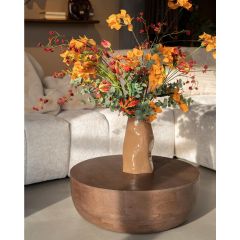 Karibu salontafel rond - bruin