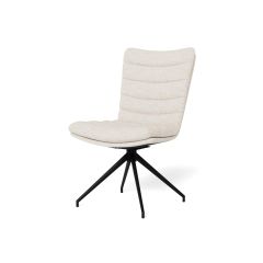 Nøra Ivalo draaistoel | zwart metaal onderstel | stof Cona