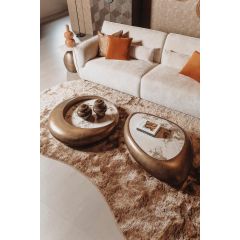 Castello salontafel - 116 cm - brons