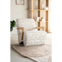 Olek fauteuil met print