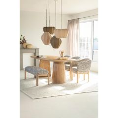 Lune eettafel deens ovaal 240x105 cm