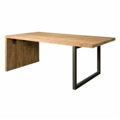 Lucca eettafel dichte poot - 220 cm - naturel