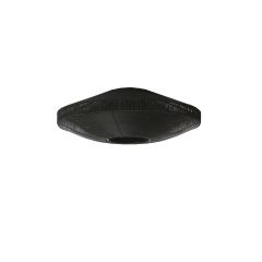 Bahala plafonnière Ø51x18 cm - mat zwart