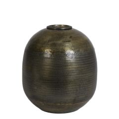 Lezay vaas deco Ø48x52 cm - antiek brons