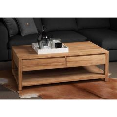 Corona salontafel - 130 cm - bruin