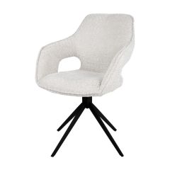 Zara eetkamerstoel bouclé