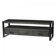 Norris tv-meubel 150 cm - zwart