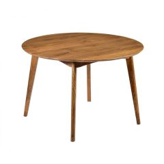 Elias eettafel mangohout rond 120 cm - showroommodel
