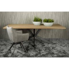 Luna eettafel - 240 cm - bruin