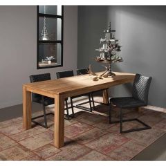 Losari eettafel - 160 cm - bruin