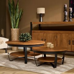 Ronde salontafel Paras - ø70 cm - naturel