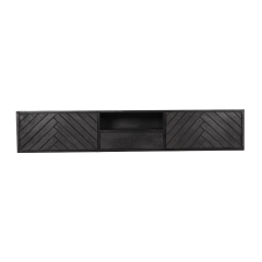 Zwevend tv-meubel New York 180 cm - zwart