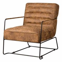 Bari fauteuil - cognac