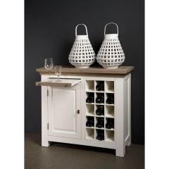 Parma wijnkast - 104 cm - wit