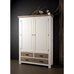 Parma opbergkast - 140 cm - wit