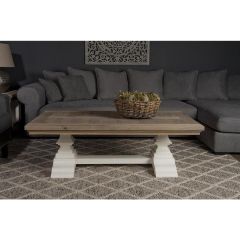 Toscana salontafel - 135 cm - wit