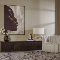 Mincio tv-meubel hangend - 220 cm - bruin