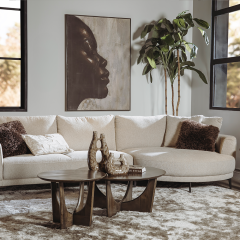 Fermo salontafel - ø60 cm - olijfbruin