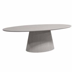Eettafel Solana 240 cm ovaal - taupe