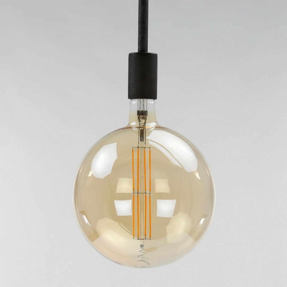 Onmiddellijk Bulk zin LED lamp gloeidraad bol 20 cm amber