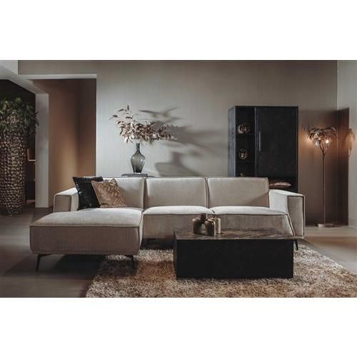 Leeds hoekbank 2,5-zits links city