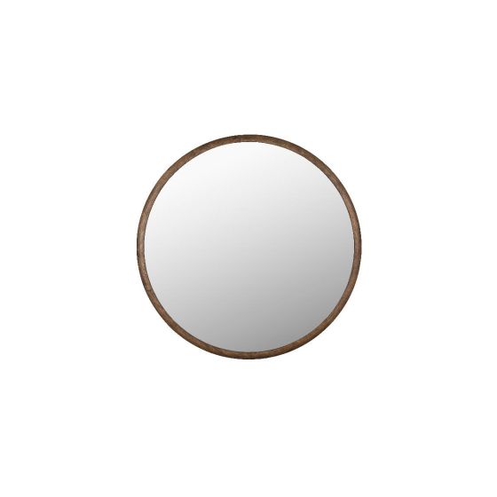 Gale spiegel rond ø80 cm - bruin