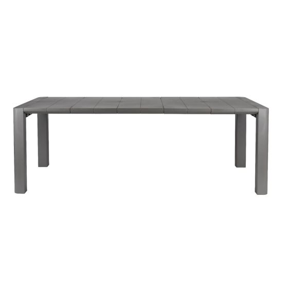 Celina tuintafel staal 220x100 cm - grijs