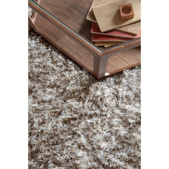 Hairy vloerkleed 200x290 cm - beige