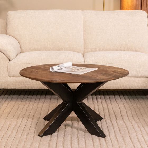 Otis salontafel mangohout 80 cm