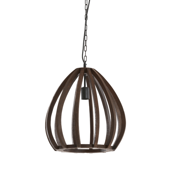 Barsia hanglamp Ø40x42 cm - oranje/bruin