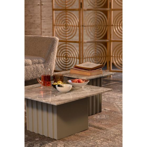 Clayton salontafel 60 cm - beige