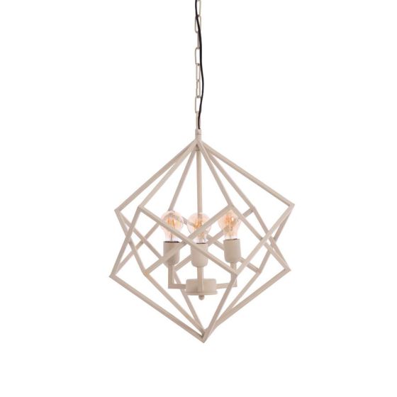 Drizella hanglamp 3L ø46x56 cm - crème