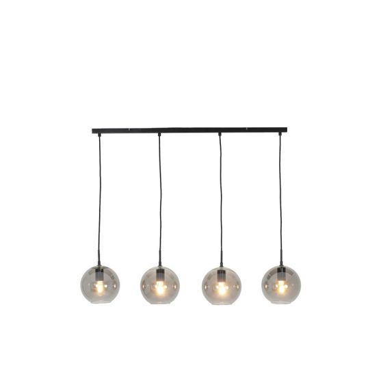 Subar hanglamp 4L - smoke glas