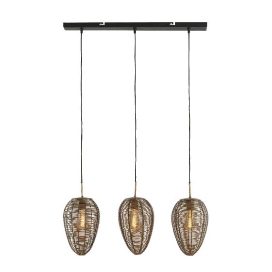Yaelle hanglamp 3L 80x20x33 cm