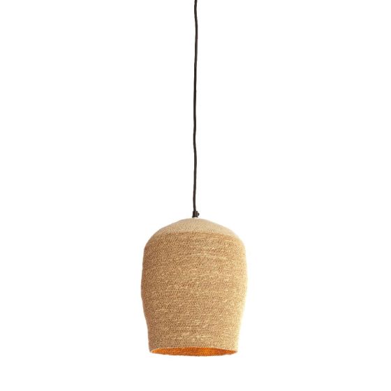Bolsena hanglamp Ø24x32 cm - zeegras naturel+crème