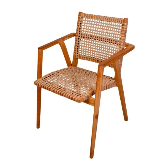 Anya stapelstoel - teakhout