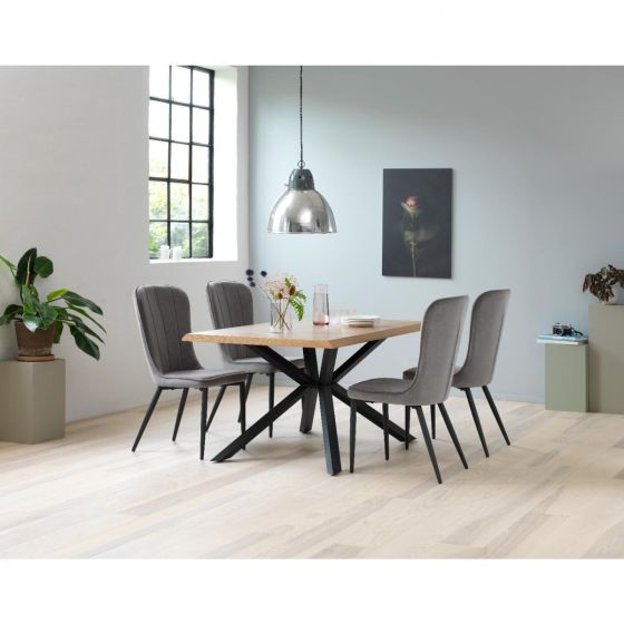 Olan eiken eettafel - 90x160 cm