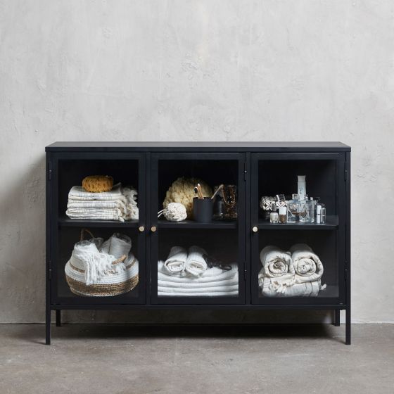 Ragnar dressoir - 130 cm - zwart