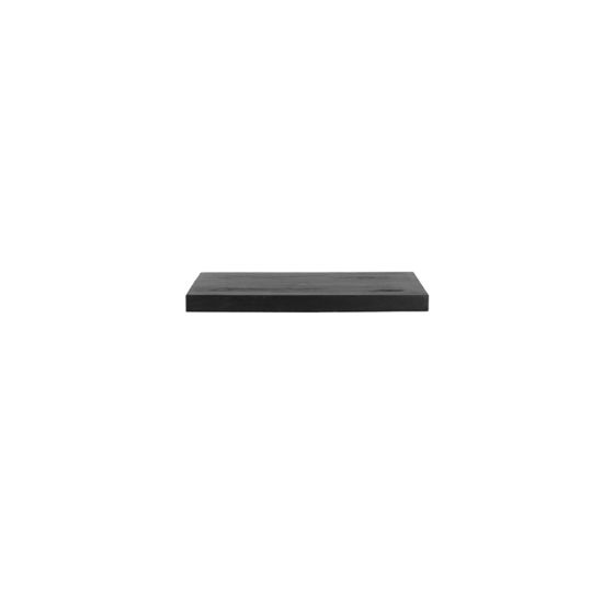 Restaurant/Bartafel Blad Vierkant Straight Edge 70x70 cm - zwart