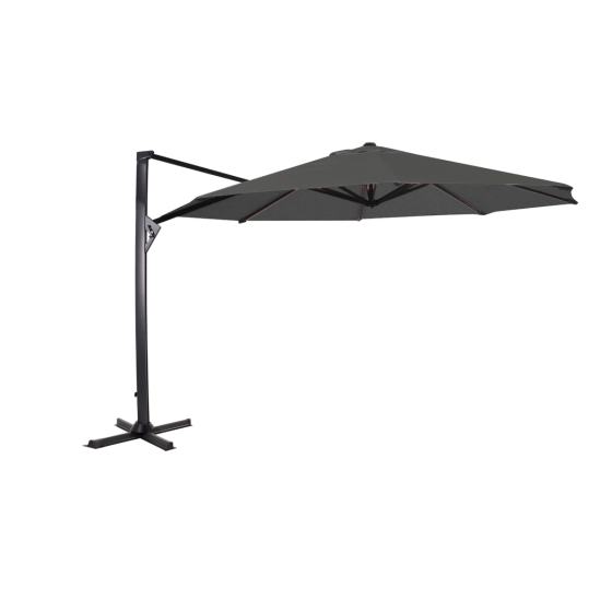 Zweefparasol Taurus Ø3,5mtr - grijs