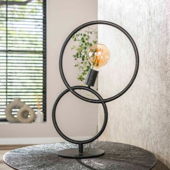 Hunter tafellamp 1-lichts - artic zwart