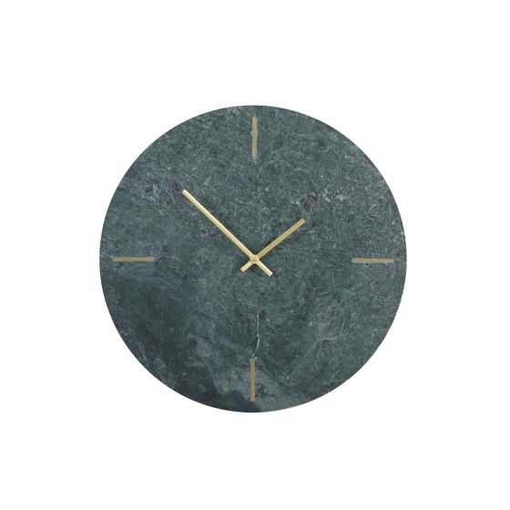 Daluca klok Ø43 cm - groen marmer