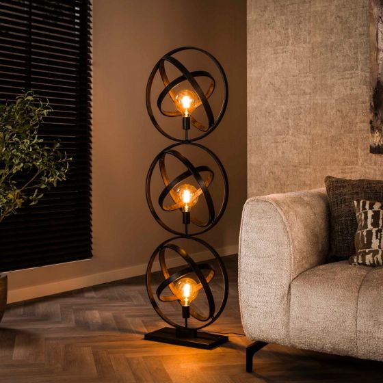 Lula vloerlamp 3L galaxy - artic zwart