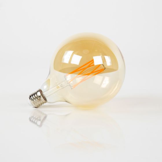 LED lamp gloeidraad bol 12,5 cm E27 amber