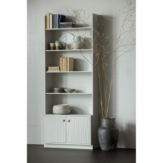 Madu boekenkast - 80 cm - wolkengrijs van het woonmerk Woood